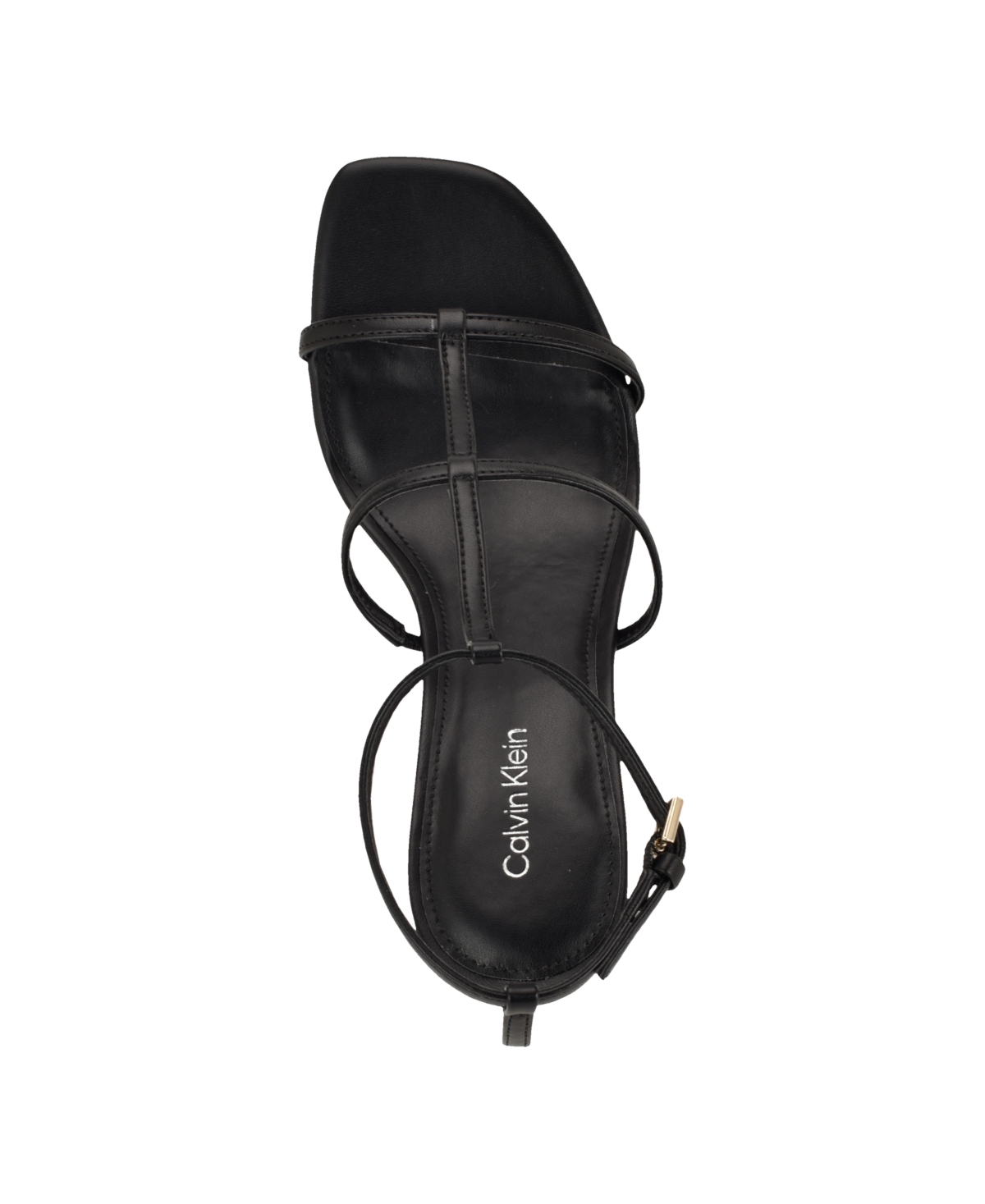 Calvin Klein Pelara Ankle Strap Sandal In Black