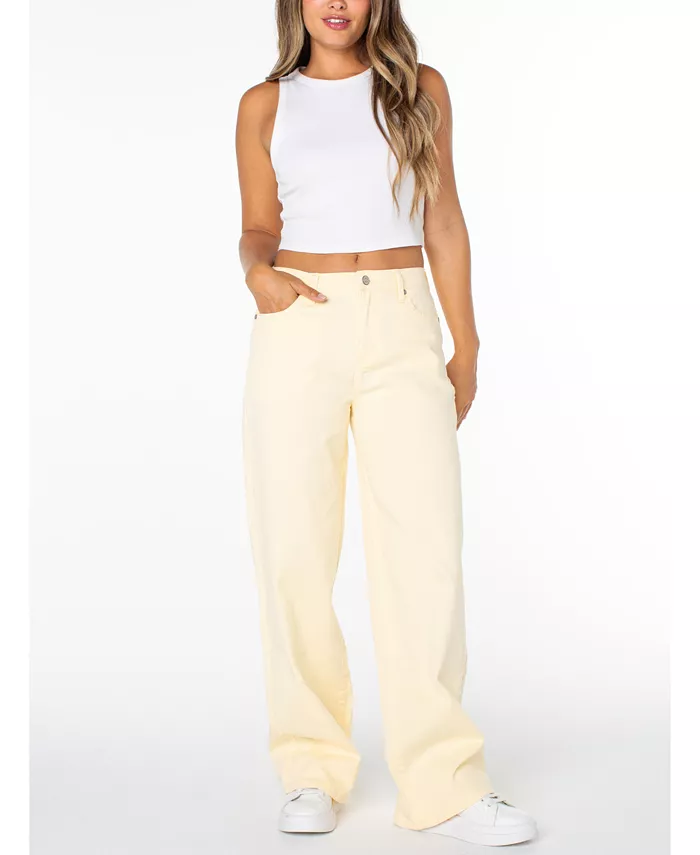 Juniors' Baggy Wide-Leg Jeans