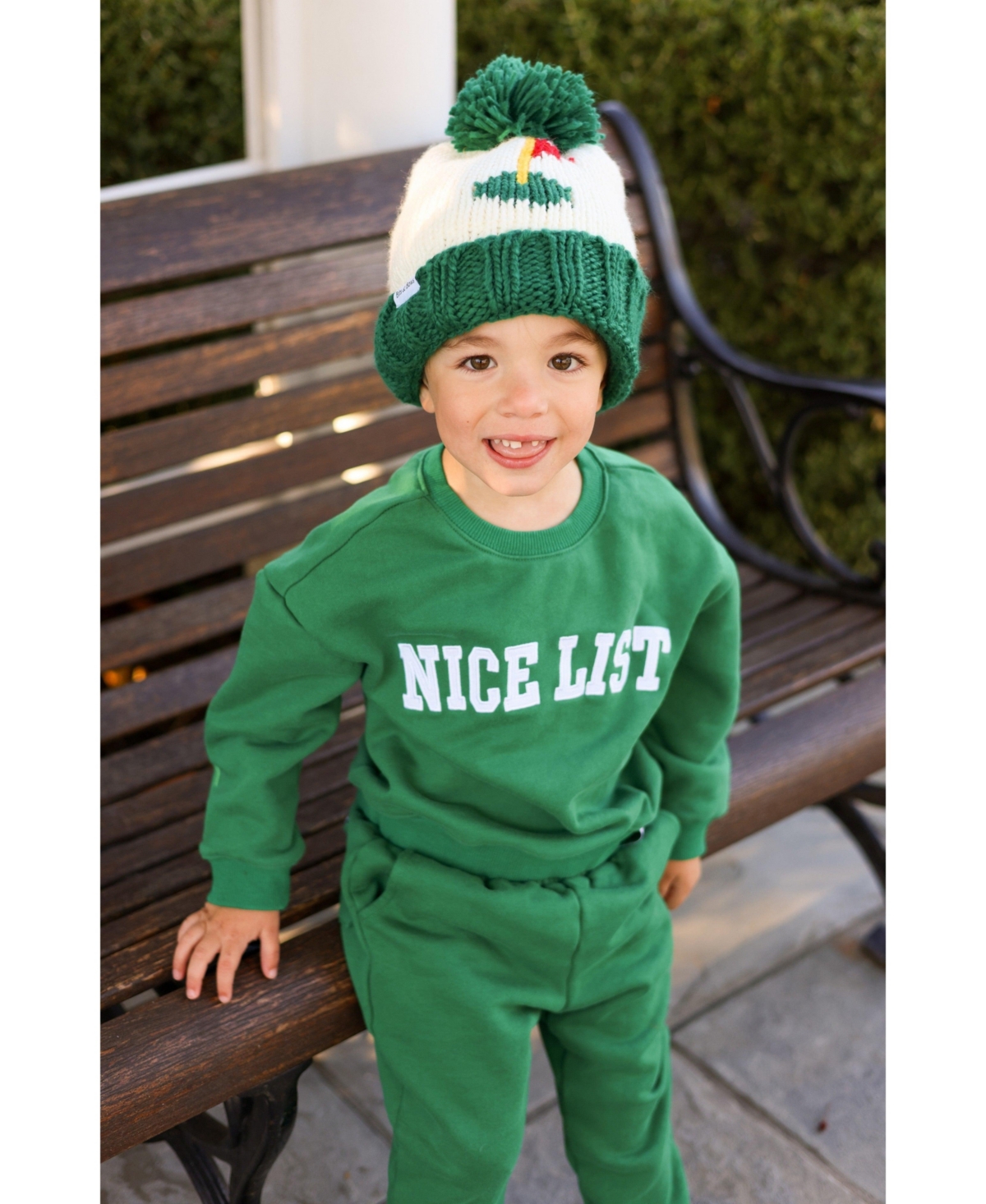 Bits & Bows Baby Unisex Nice List Sweatsuit