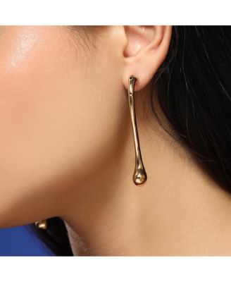 Women's The Back-Drip Drop Earrings - California Gold