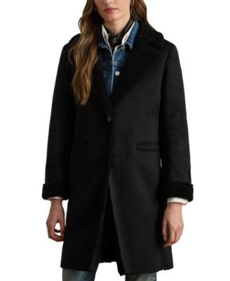 Lauren Ralph Lauren - Women's Lapel Collar Shearling Jacket
