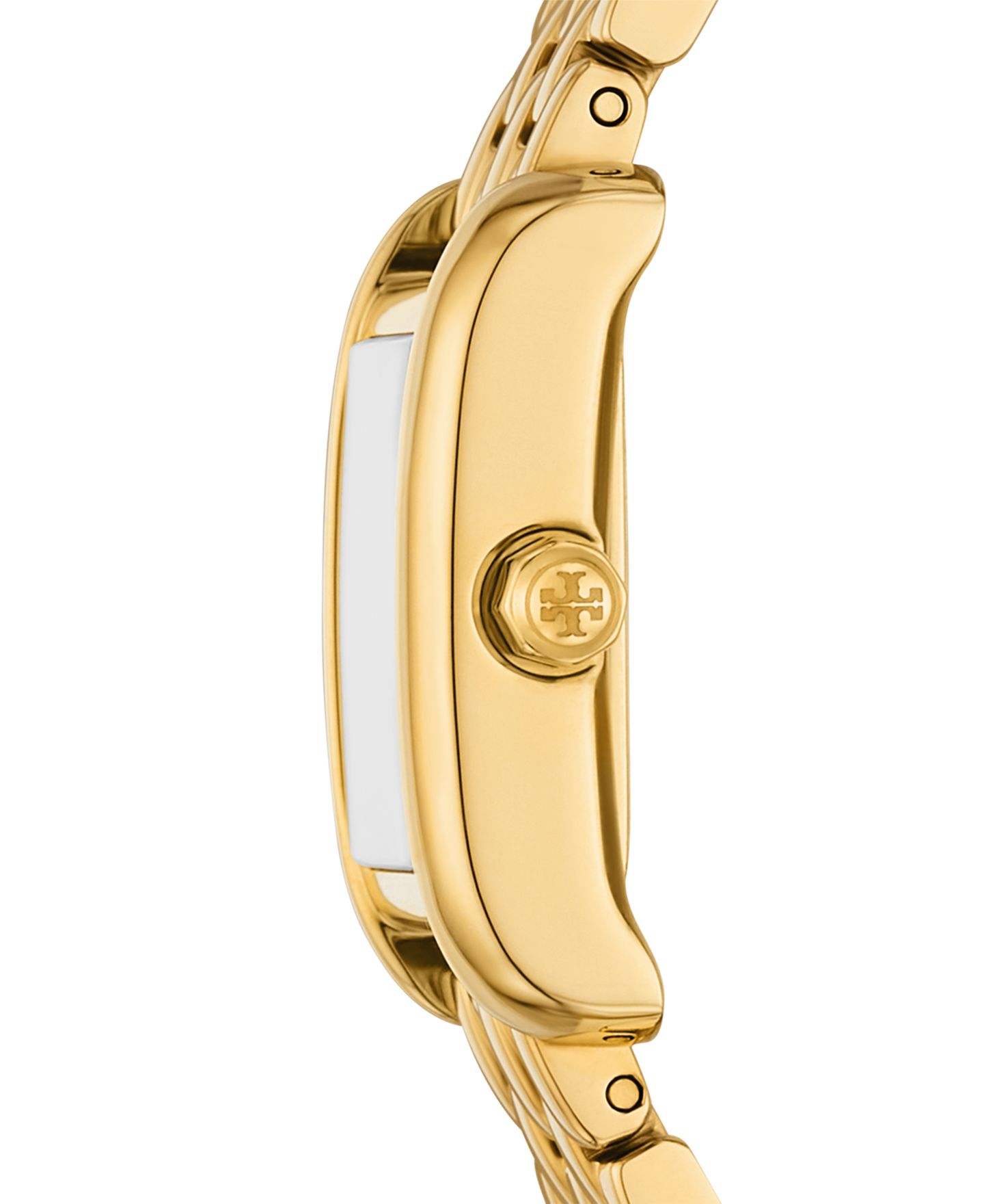 Женские часы Tory Burch The Eleanor Mini Gold-tone Stainless Steel Bracelet Watch, 20mm — фото 2