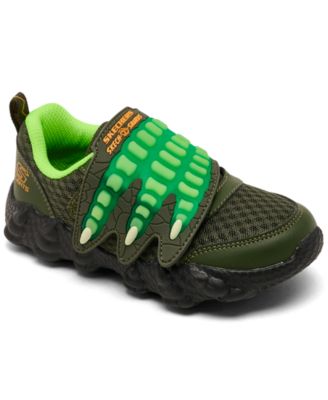 Skechers - Toddler Kids Skech-O-Saurus - Lil Saurus Claw Brights Light-Up Fastening Strap Casual Sneakers from Finish Line