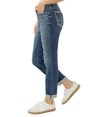 Women's Boyfriend Mid Rise Slim Leg Jeans