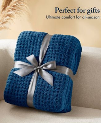 Rowan Waffle Knit Chenille Throw, 50" x 60"