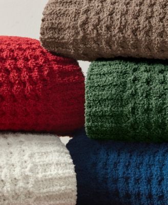 Rowan Waffle Knit Chenille Throw, 50" x 60"