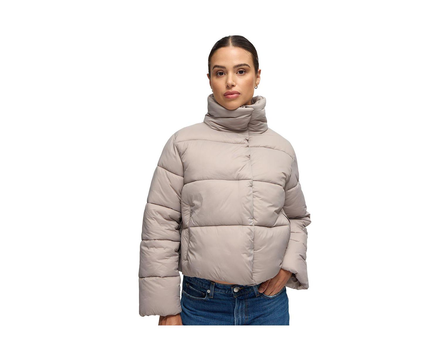 Maternity Ingrid + Isabel Short Puffer Jacket