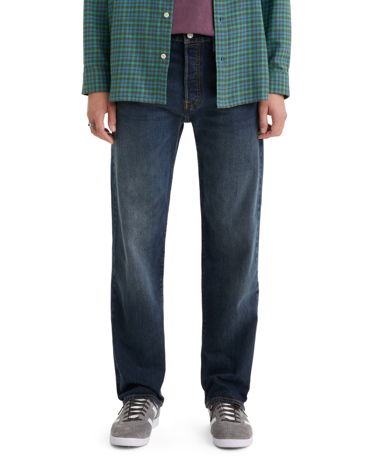 Levi's Men's 501 Original Fit Button Fly Stretch Jeans