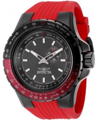 Men's 49724 Aviator Quartz VD72 Gunmetal Dial Watch