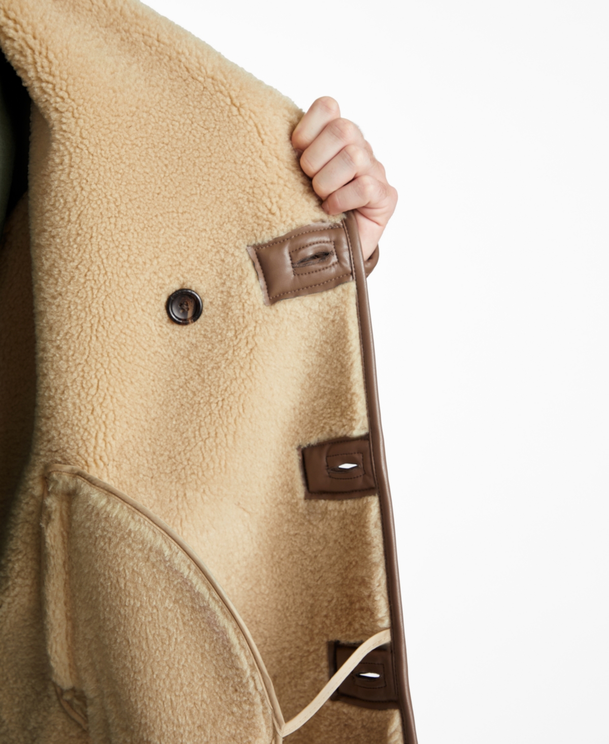 Guess Men's Double Breasted Long-Sleeve Coat