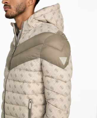 Men's Color-Block Puffer Jacket
