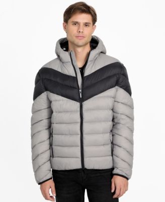 Men's Color-Block Puffer Jacket