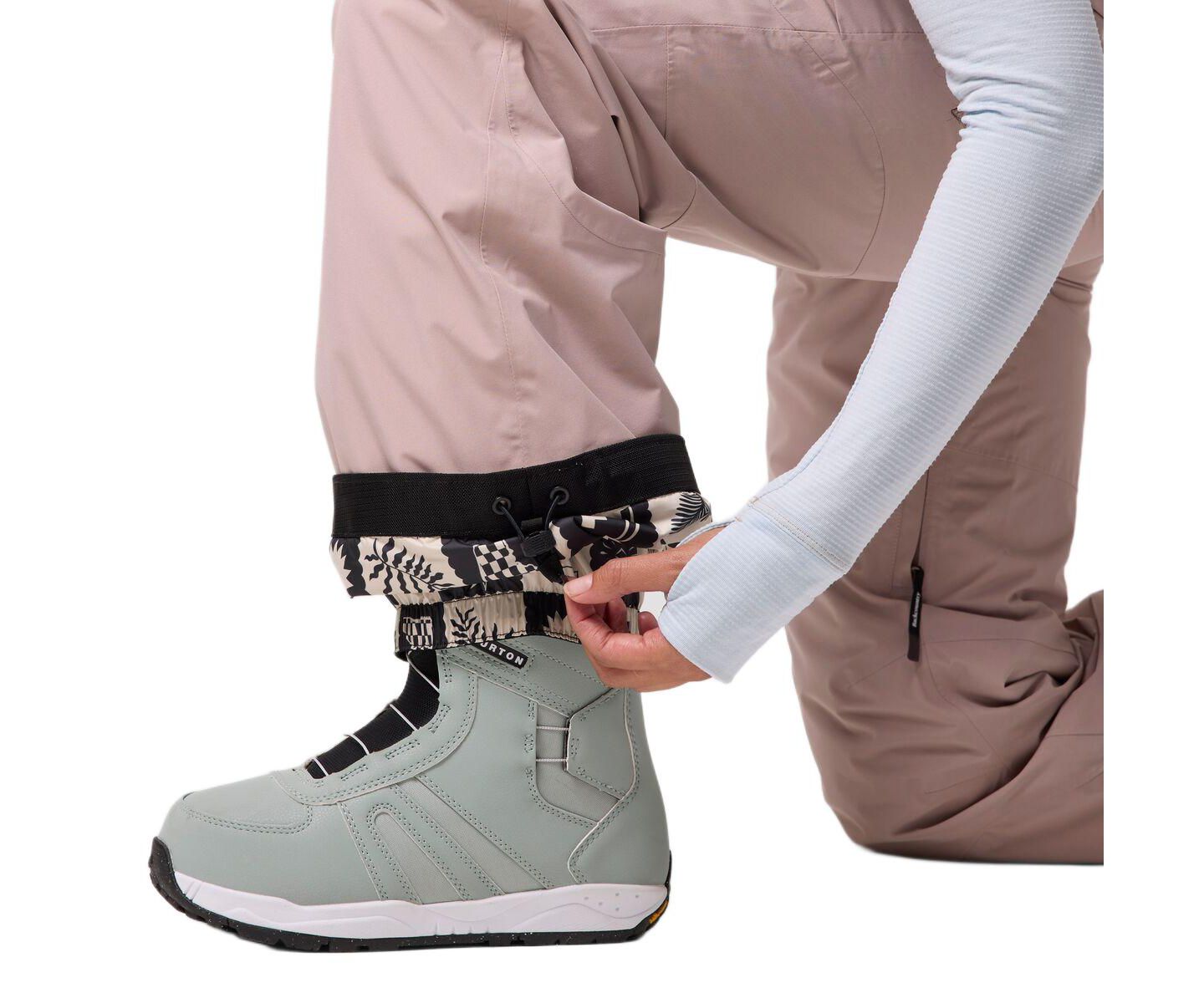 Женские брюки Backcountry CrestCruiser Insulated Bib Insulated Ski and Snowboard, цвет: Коричневый — фото 2