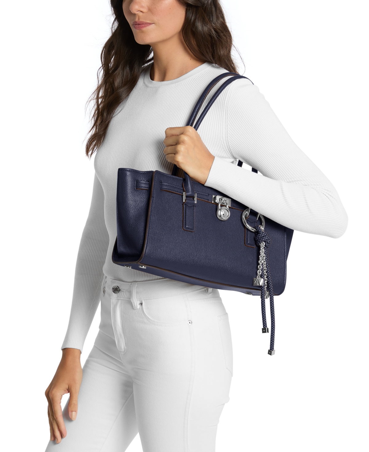 Michael Michael Kors Hamilton Moderne Medium East West Shoulder Tote Bag