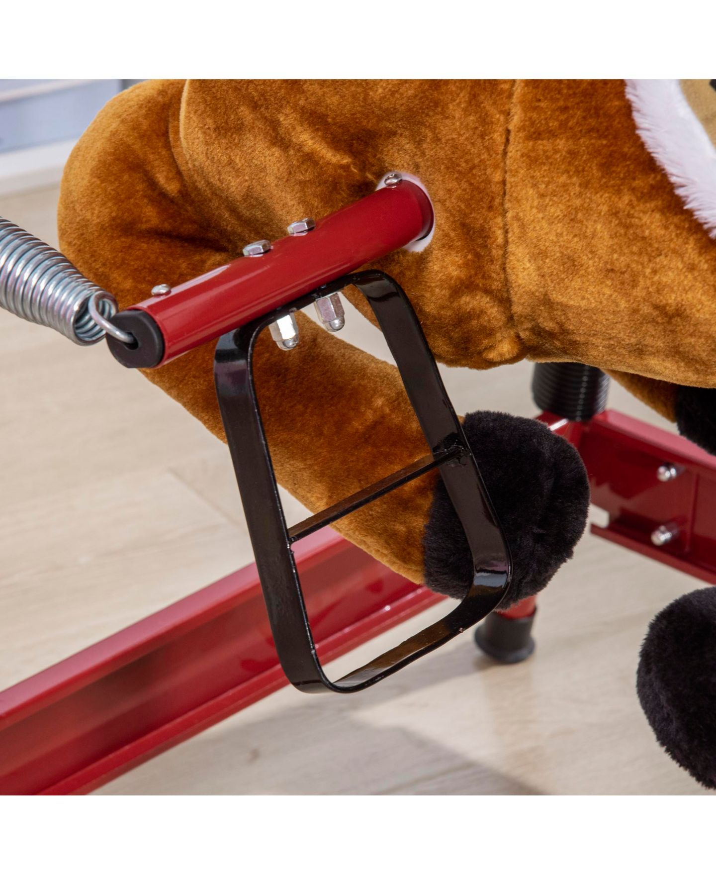 Детская игрушка Qaba Spring Rocking Horse with Sound Effects, 132 lbs. Weight Capacity, Ages 5-12 — фото 9