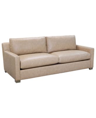 Stacia 88" Leather Upholstery Sofa