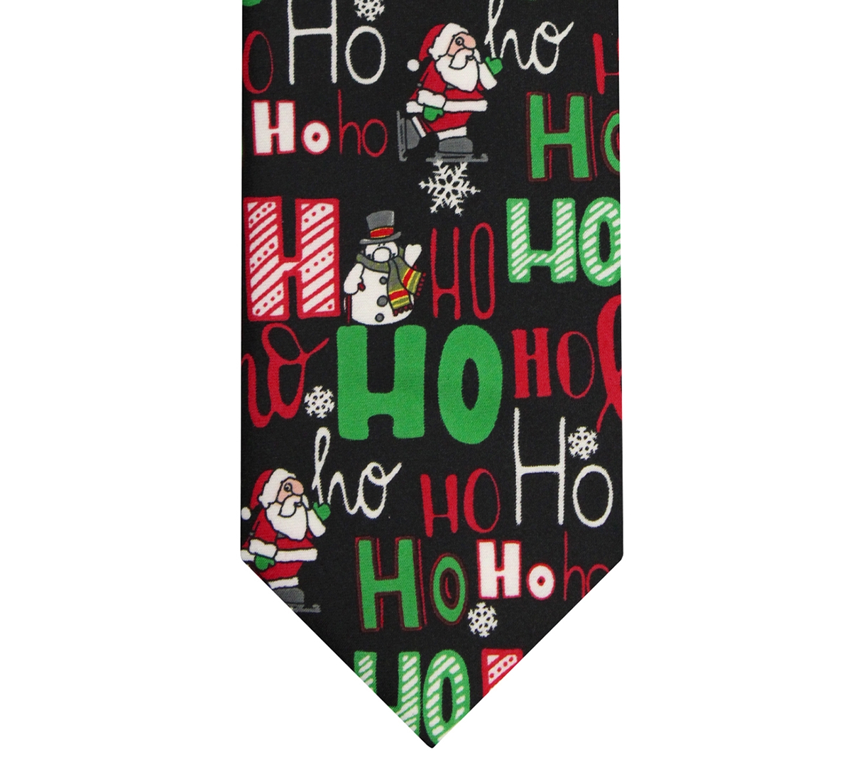Hallmark Holiday Traditions Men's H Character Slim Tie In Black