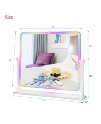18x21" Vanity Mirror with RGB Lights & Touch Controls