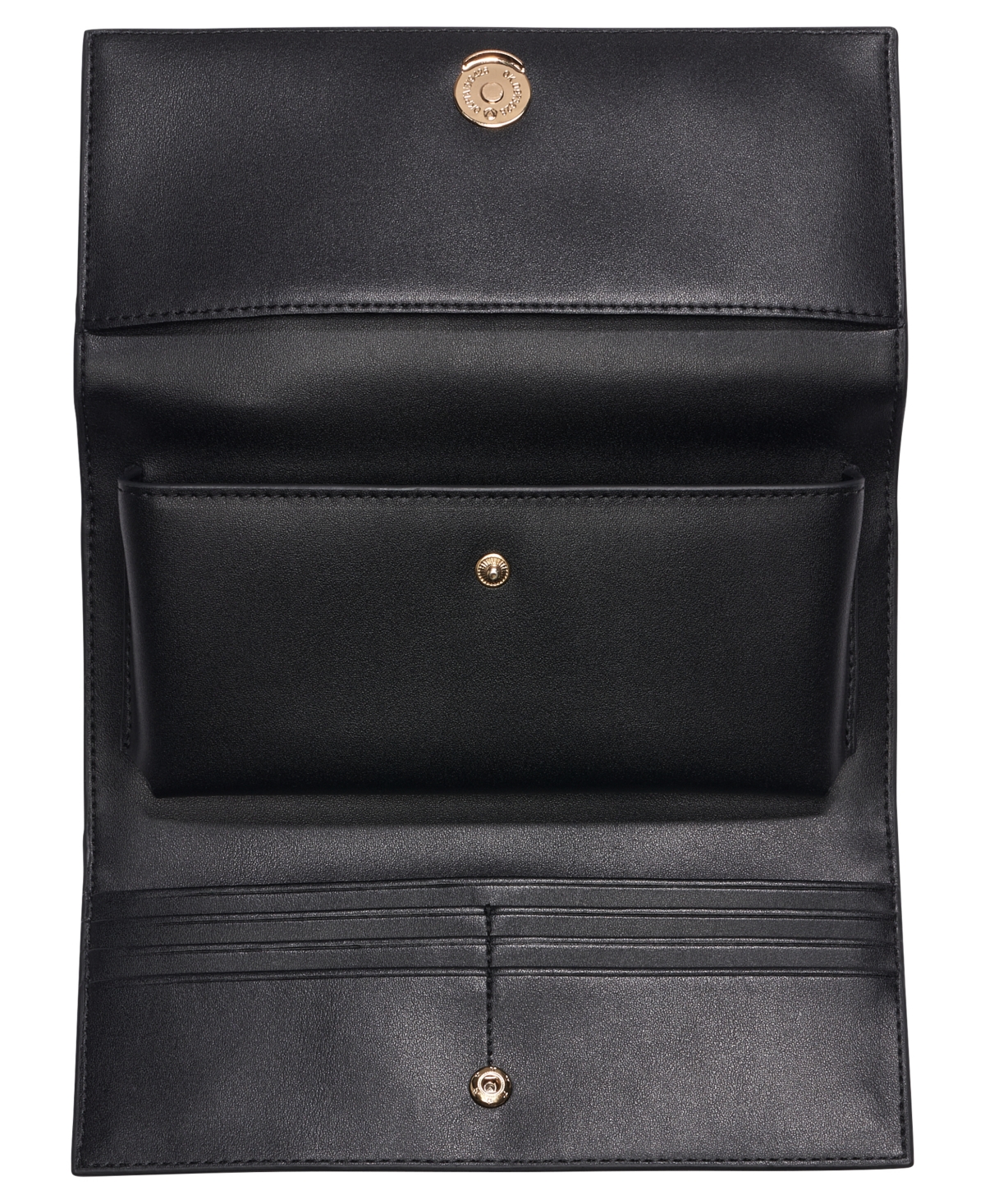 Karl Lagerfeld Meribel Top Handle Wallet In Black