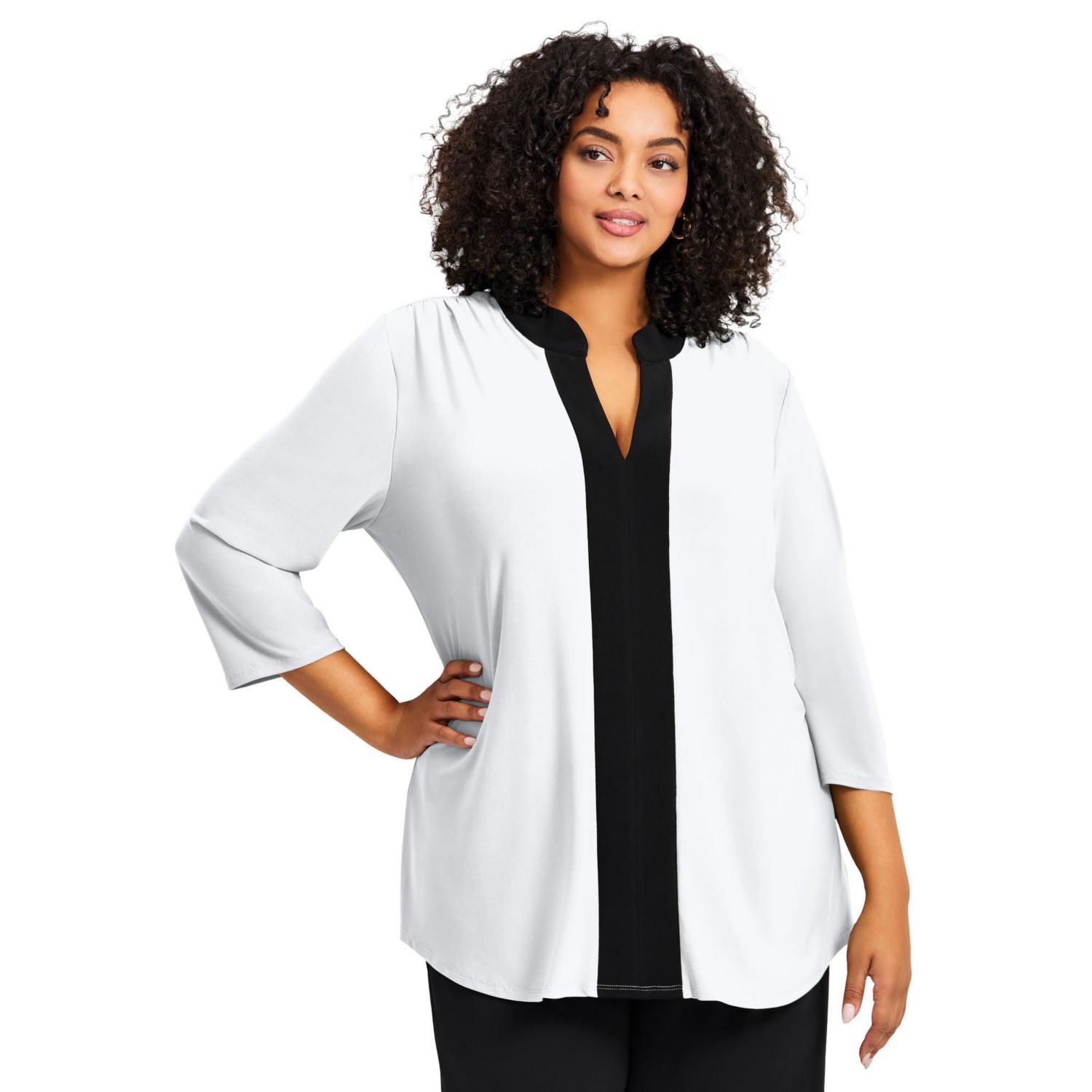 Plus Size Audrey Tunic Casual Women's Top