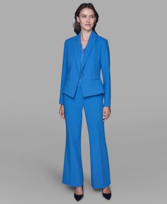 Women's Cropped One Button Jacket