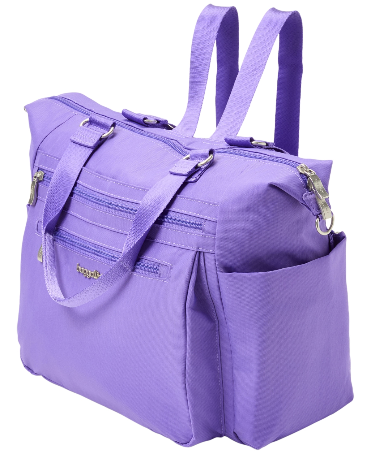 Baggallini Small Size Trifecta Convertible Backpack In Purple