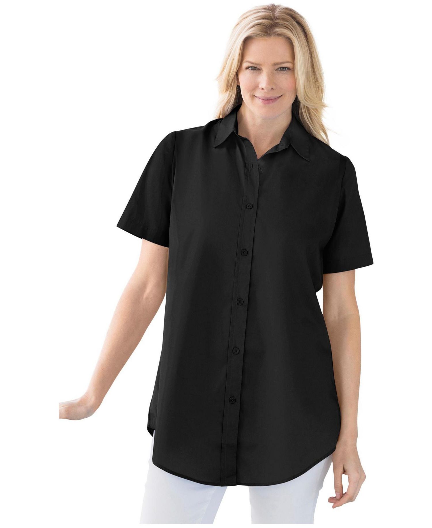 Women's Within Short Sleeve Shirt.