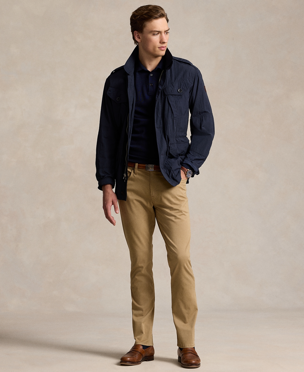 Polo Ralph Lauren Men's Varick Slim Straight Stretch Sateen Pants