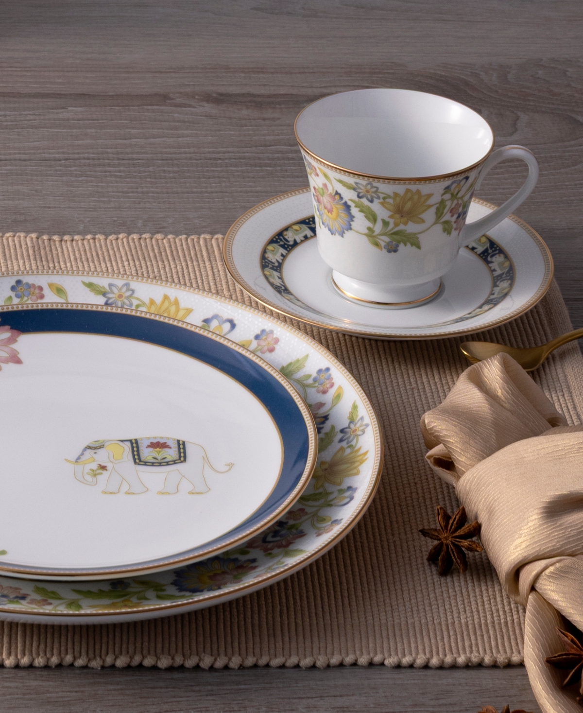 Noritake Tusker Garden 5-Pc. Place Setting, Service For 1