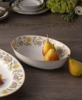 Tusker Garden Oval Vegetable Bowl, 32 oz.