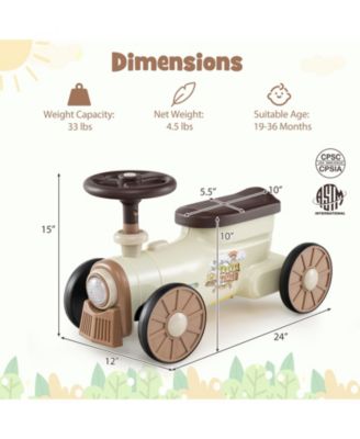 GIVIMO 12V 2.4G RC Electric Vehicle with Lights