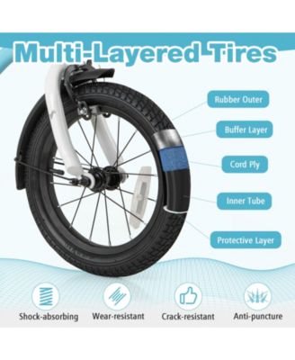 14-Inch Kids Bike for 3-5 Years Old Children Bicycle with Training Wheels