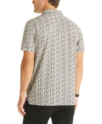 Men's Short-Sleeve Printed Sand Dollar Polo Shirt