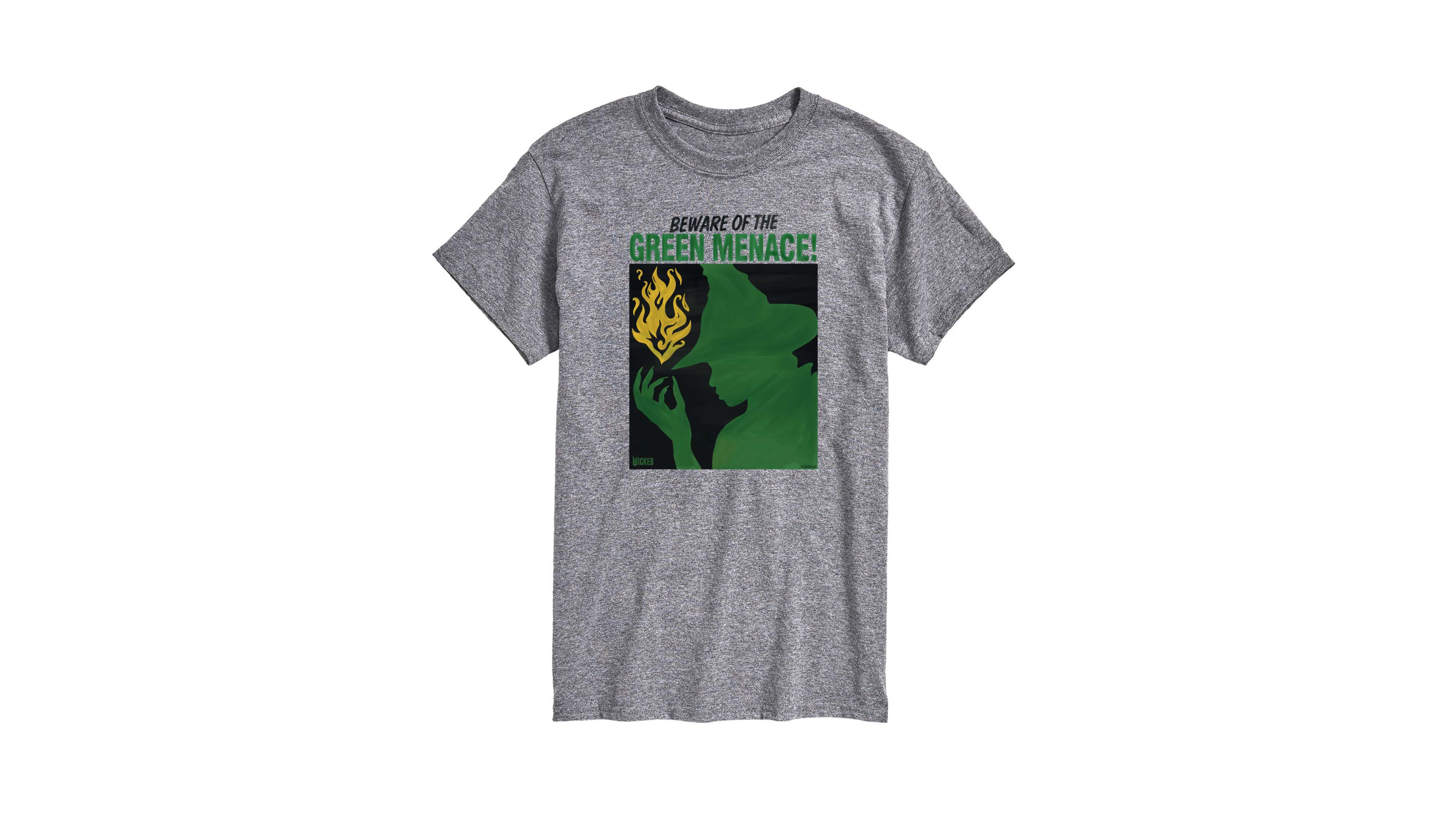 Airwaves Men's Wicked Part 2 Elphaba Poster Graphic Printed Short-Sleeve T-Shirt