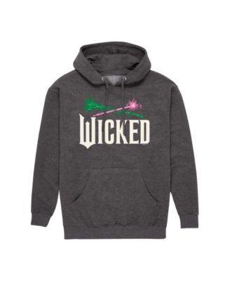 Men's Wicked Part 2 Broom and Wand Logo Long-Sleeve Pull-On Hoodie