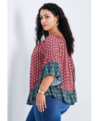 Women's Serenity Ruffle Top