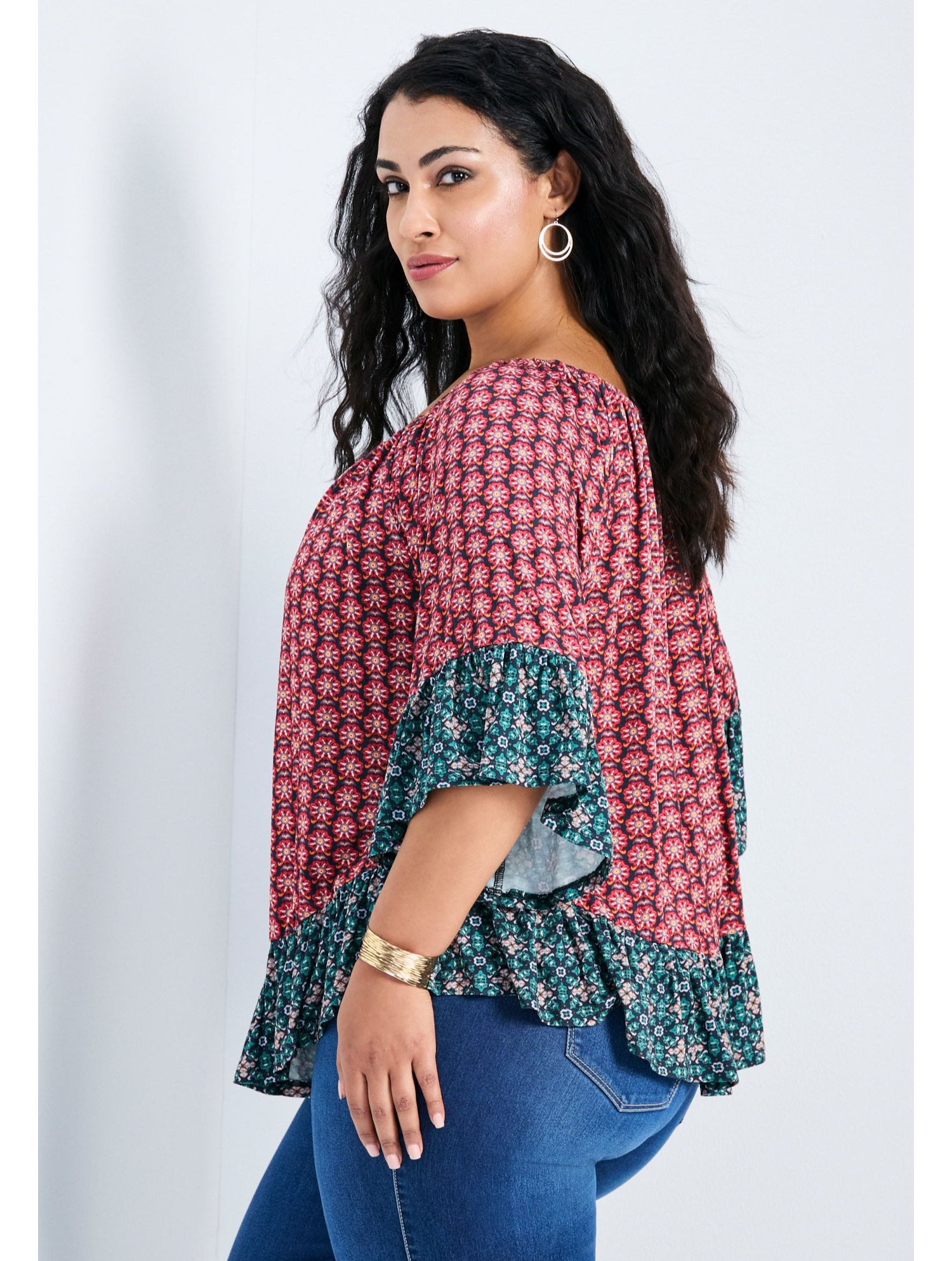 Women's Serenity Ruffle Top