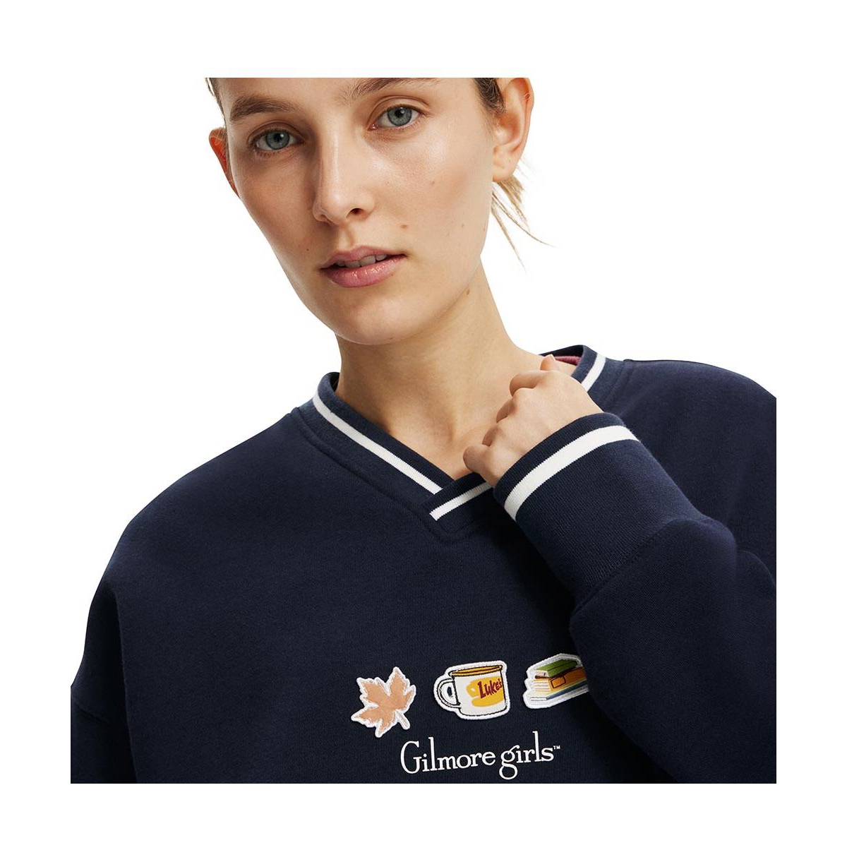 Cotton On Women's Licensed Cropped Sweatshirt