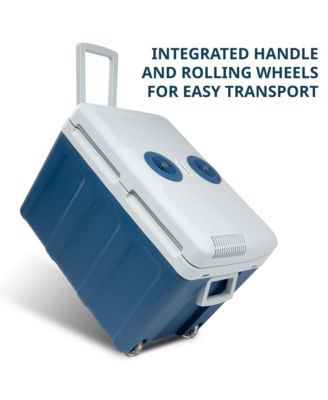 Electric Cooler & Warmer, 45 L Portable Cooler w/Wheels