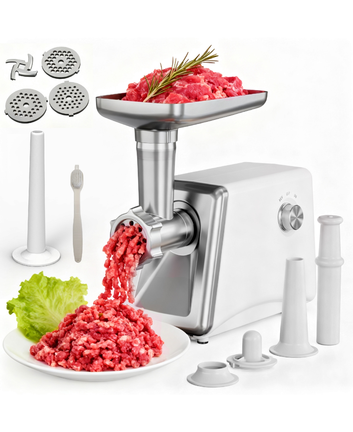 Inolait 44 lbs Portable Countertop Ice Maker Machine with Scoop