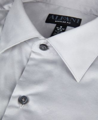 Men's Solid Regular-Fit Dress Shirt, Macy's Exclusive