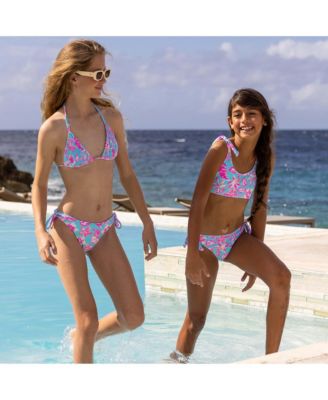 Big Girls Tropical Glow Recycled Crop Bikini