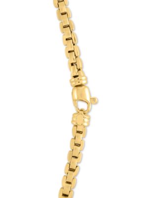 Diamond Bar Box Chain Necklace (1/3 ct. t.w.) in 14k Gold Over Sterling Silver