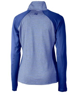 Forge Tonal Stripe Stretch Half Zip Womens Top Jacket