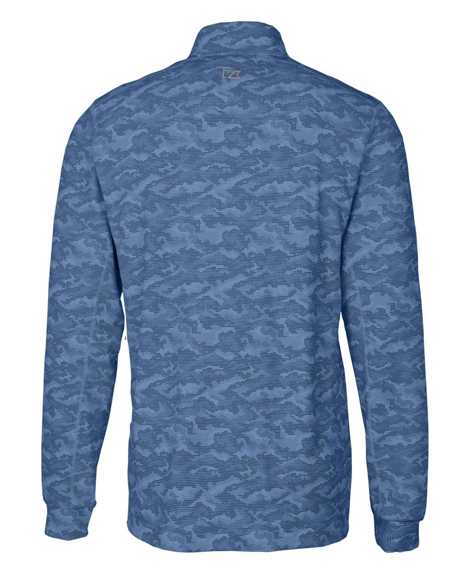 Men's Traverse Camo Print Stretch Quarter Zip Pullover Jacket