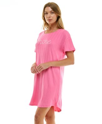 Women's 34" Crew Neck Sleep Tee with Side Slits