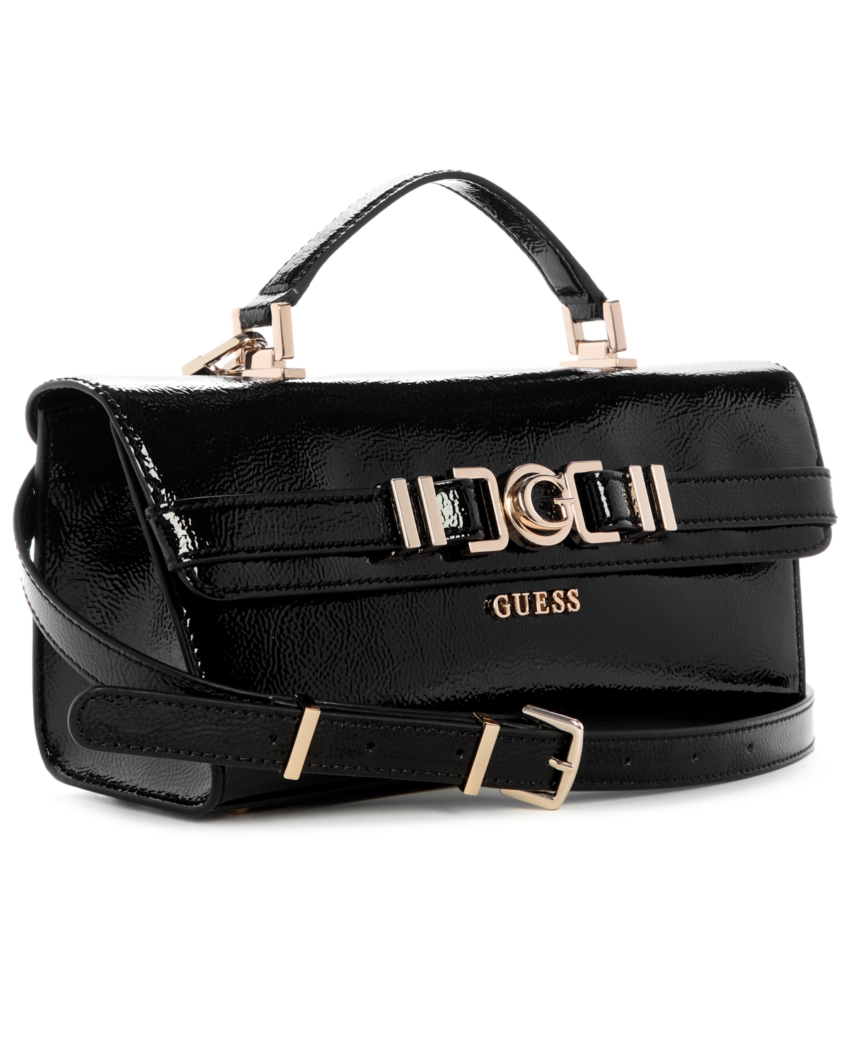 Guess Cirene Top Handle Small Zipper Flap Bag