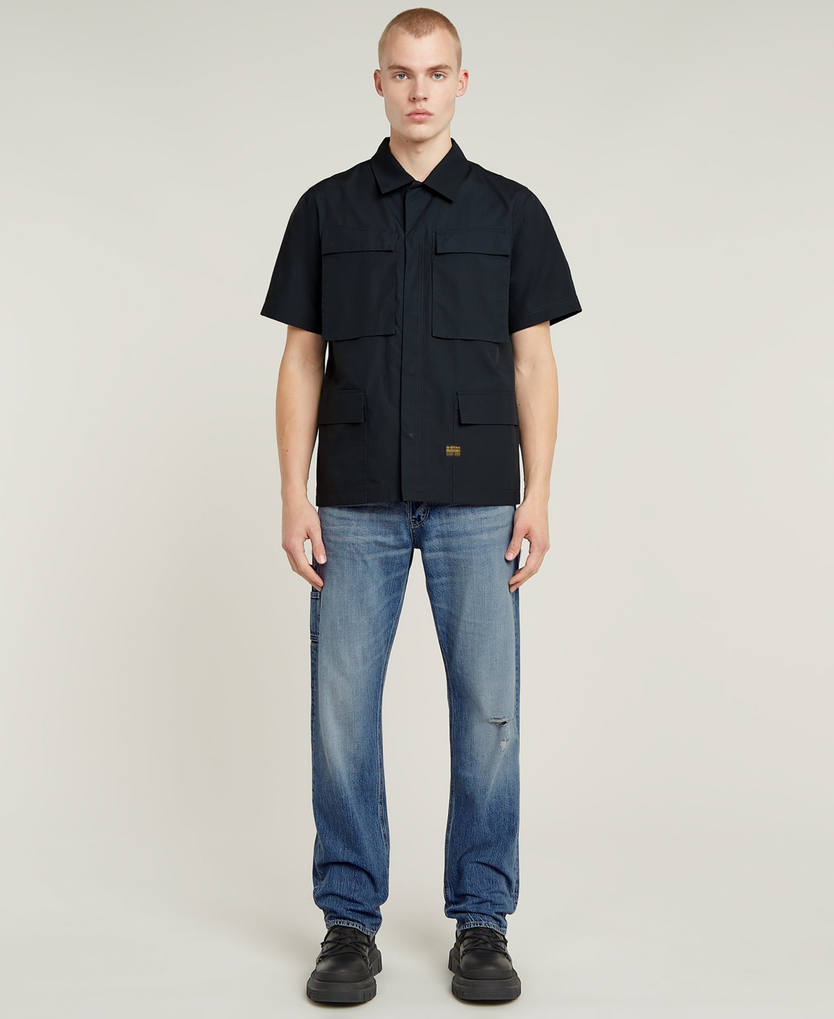 G-Star Raw Men's Short-Sleeve Overshirt