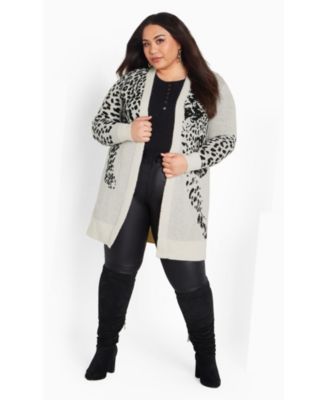 Women's Lena Leopard Cardigan