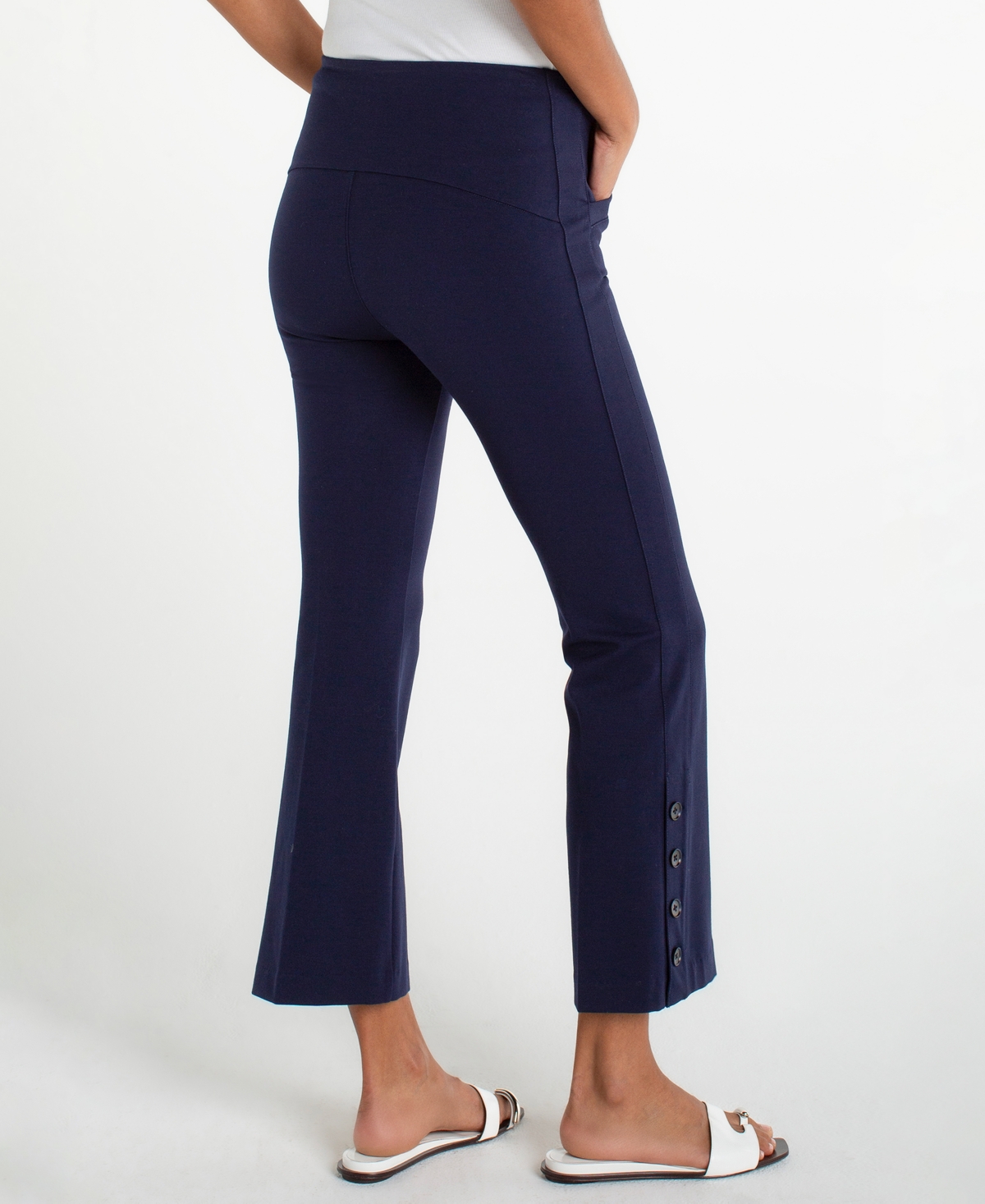 Liverpool Los Angeles Petite Stella Pull-On Kick Flare Pants